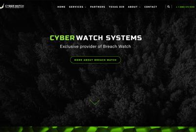 Cyber Watch Systems Home Pge