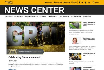 georgia tech news home page