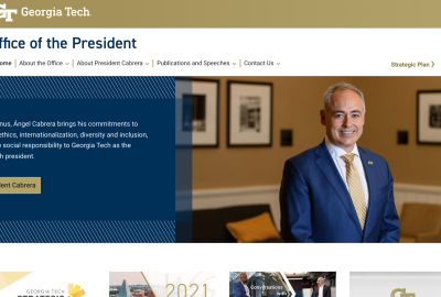 Georgia Tech President's Website